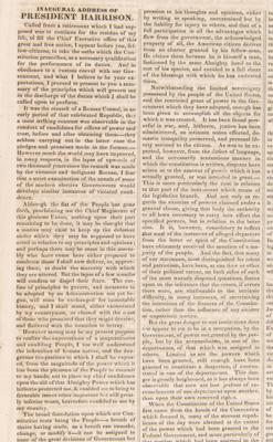 Lot #91 William Henry Harrison (3) Period Newspapers on the Presidential Inauguration and Funeral Services - Image 3