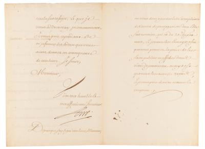 Lot #229 John Law Letter Signed - Image 2