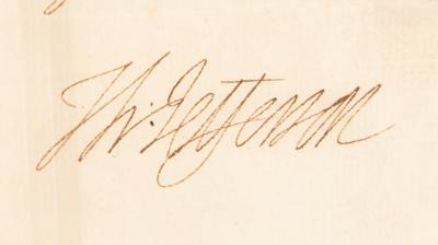 Lot #4 Thomas Jefferson Letter Signed as Secretary of State - Image 2