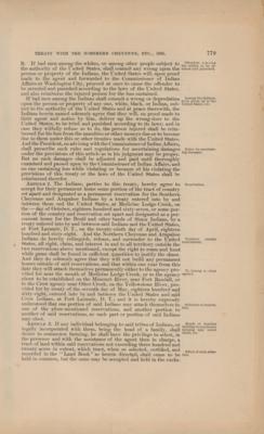 Lot #18 President Andrew Johnson Proclaims a Treaty with the Northern Cheyenne and Northern Arapahoe Tribes - Future Combatants at the Battle of the Little Bighorn - Image 3