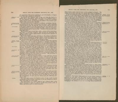 Lot #18 President Andrew Johnson Proclaims a Treaty with the Northern Cheyenne and Northern Arapahoe Tribes - Future Combatants at the Battle of the Little Bighorn - Image 4