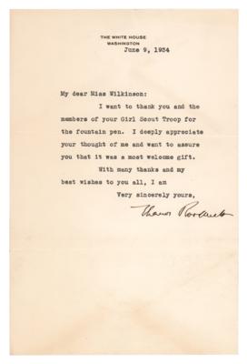 Lot #146 Eleanor Roosevelt Typed Letter Signed as First Lady to Girl Scout Troop - Image 1