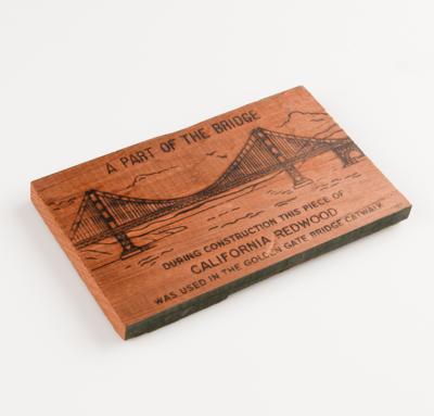 Lot #285 Golden Gate Bridge Catwalk Relic and Photographs - Image 4