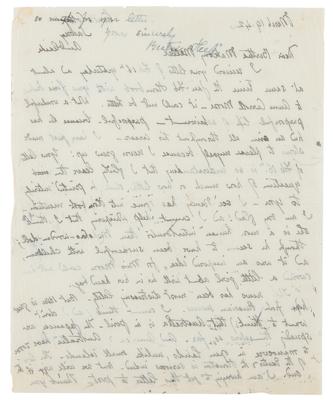 Lot #699 Beatrix Potter Autograph Letter Signed: "I have just made stories to please myself because I never grew up!" - Image 2