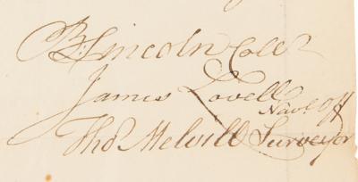 Lot #173 Alexander Hamilton Signed Document on the Import of Distilled Spirits - Image 5