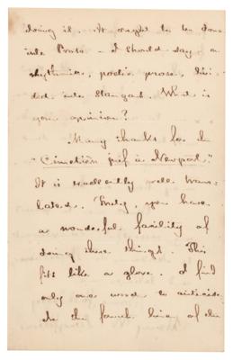 Lot #721 Henry Wadsworth Longfellow Autograph Letter Signed on Translation of His Poetry - Image 3