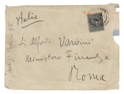 Lot #734 Giacomo Puccini Autograph Letter Signed on Madame Butterfly: "It is the first opera ever performed in Japanese costumes at the Opera Comique" - Image 3