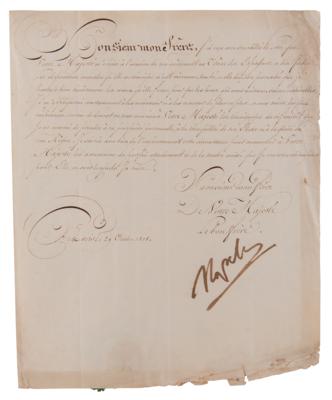 Lot #439 Napoleon Letter Signed to His Brother, Joseph Bonaparte, on His Accession to the Spanish Throne - Image 1