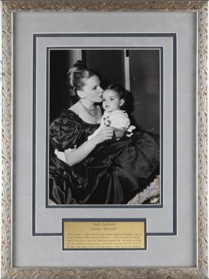 Lot #988 Judy Garland Signed Photograph
