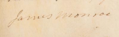 Lot #121 James Monroe Document Signed as President - Image 2