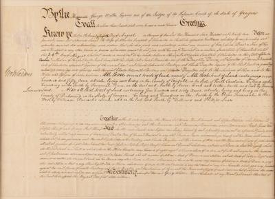 Lot #366 George Walton Document Signed - Image 2