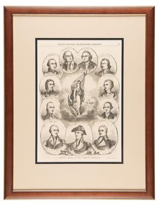 Lot #353 Heroes of the Revolution (2) Engravings from Ballou's Pictorial Drawing Room Companion - Image 2