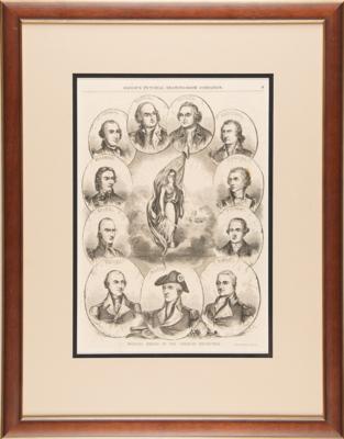 Lot #353 Heroes of the Revolution (2) Engravings from Ballou's Pictorial Drawing Room Companion - Image 3