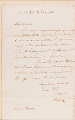 Lot #523 Henry Knox Revolutionary War-Dated Autograph Letter Signed - Image 2