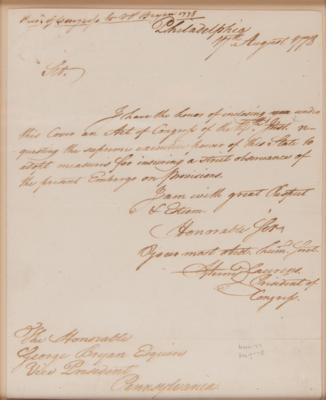 Lot #524 Henry Laurens Revolutionary War-Dated Autograph Letter Signed - Image 2