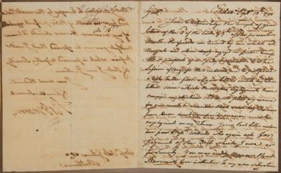 Lot #168 Robert Morris Autograph Letter Signed - Declaration Signer from Pennsylvania - Image 3
