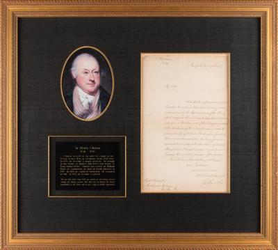 Lot #480 Henry Clinton Revolutionary War-Dated Letter Signed - Image 1