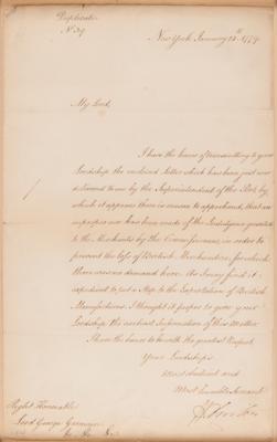 Lot #480 Henry Clinton Revolutionary War-Dated Letter Signed - Image 2