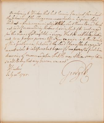 Lot #320 King George III Autograph Letter Signed - Image 2