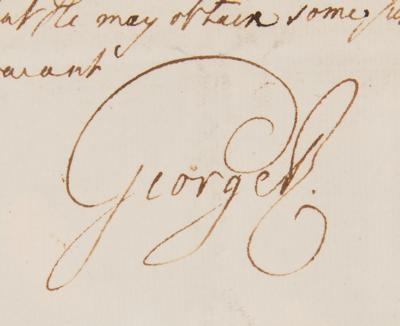 Lot #320 King George III Autograph Letter Signed - Image 3