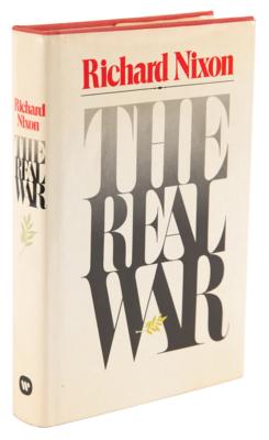 Lot #127 Richard Nixon Signed Book - The Real War, to Cartoonist Sergio Aragones - Image 3