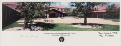 Lot #136 Ronald Reagan Signed Ltd. Ed. Panoramic Photograph - Image 1