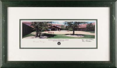 Lot #136 Ronald Reagan Signed Ltd. Ed. Panoramic Photograph - Image 3