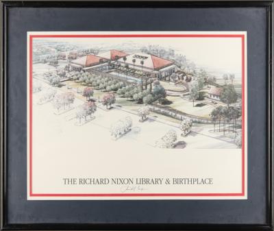Lot #125 Richard Nixon Signed Print - Image 3