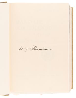 Lot #79 Dwight D. Eisenhower Signed Ltd. Ed. Book - Mandate for Change - Image 4