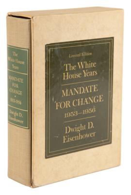 Lot #79 Dwight D. Eisenhower Signed Ltd. Ed. Book - Mandate for Change - Image 5