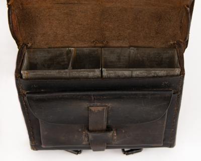 Lot #473 Civil War US 1st 1864 Pattern .58 Caliber Cartridge Box - Image 4