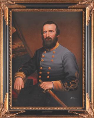 Lot #511 Thomas J. 'Stonewall' Jackson Painting - Image 2