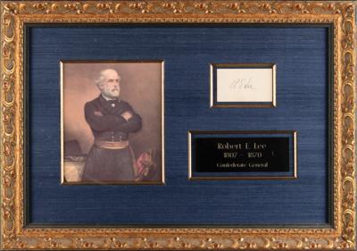 Lot #418 Robert E. Lee Signature - Image 1