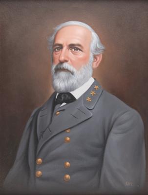 Lot #526 Robert E. Lee Painting