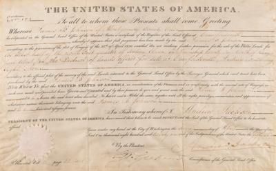 Lot #98 Andrew Jackson Document Signed as President - Image 1