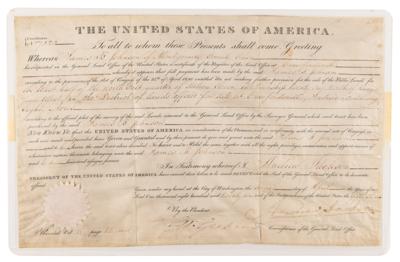 Lot #98 Andrew Jackson Document Signed as President - Image 2
