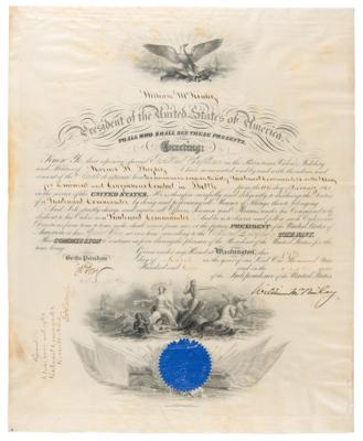 Lot #119 William McKinley Document Signed as