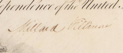 Lot #82 Millard Fillmore Document Signed as President - Image 2