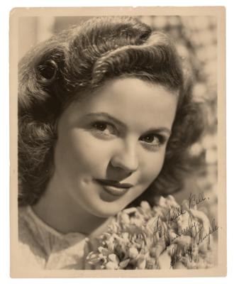 Lot #1073 Shirley Temple Signed Photograph