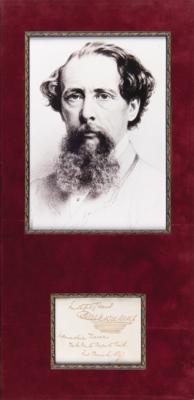 Lot #710 Charles Dickens Signature - Image 1