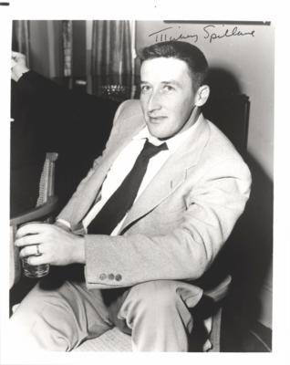 Lot #726 Mickey Spillane Signed Photograph - Image 1