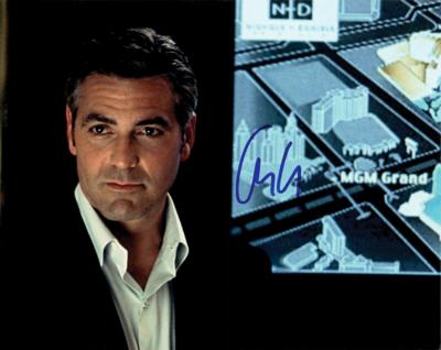 Lot #964 George Clooney Signed Photograph
