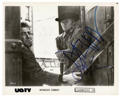 Lot #1019 Midnight Cowboy: Dustin Hoffman and Jon Voight Signed Photograph - Image 1
