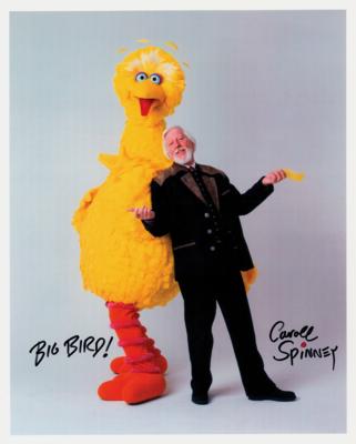 Lot #1061 Caroll Spinney Signed Photograph - Image 1