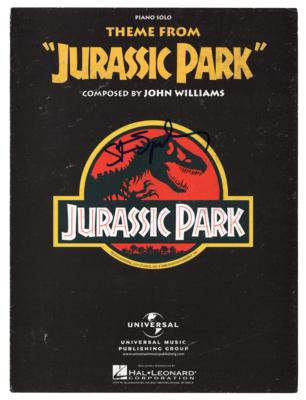 Lot #1058 Steven Spielberg Signed Sheet Music for 'Jurassic Park' - Image 1