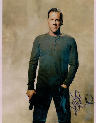 Lot #1069 Kiefer Sutherland Signed Photograph