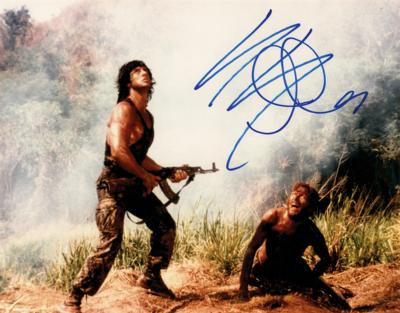 Lot #1062 Sylvester Stallone Signed Photograph
