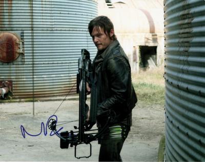 Lot #1080 The Walking Dead: Norman Reedus Signed Photograph - Image 1