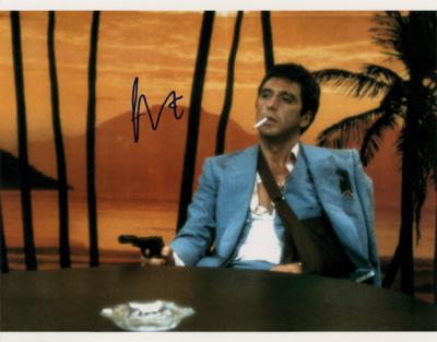Lot #1039 Al Pacino Signed Photograph