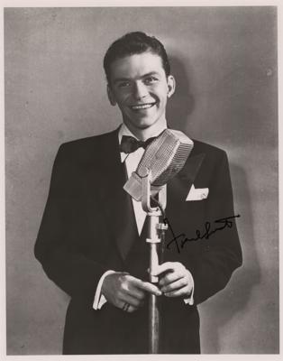 Lot #1054 Frank Sinatra Signed Photograph